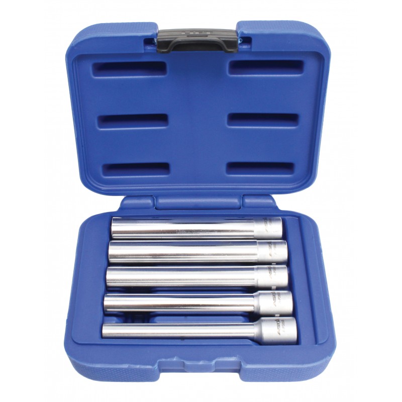 Sada preĺžených kľúčov 120mm 6-hran 3/8 5ks A-P38S5