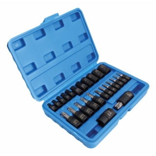 Hlavice TORX a E-TORX 1/4, 3/8, 1/2 sada 25ks S-H2548T