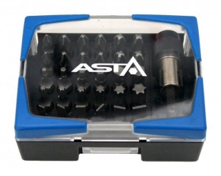 Sada bitov 1/4" - ploché, krížové, Imbus, TORX, obsah 31 dielov