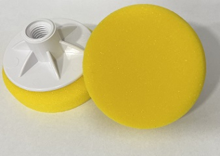 Leštiaci kotúč na závit M14 80mm x 25mm stredný modrý