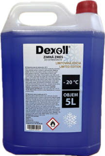 Dexoll Zimná zmes do ostrekovačov -20°C 5L LIMITOVANÁ EDÍCIA